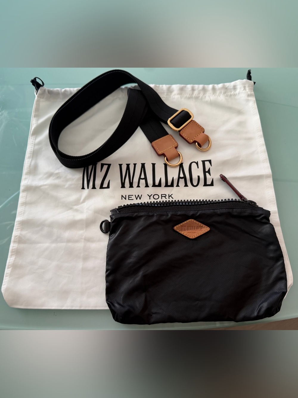 MZ Wallace Pouch and Strap with Dust Bag - Picture 2 of 3